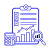 Charles IT Budget Forecasting Icon - Cobalt
