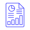 Charles IT Friendly Reporting Icon - Cobalt