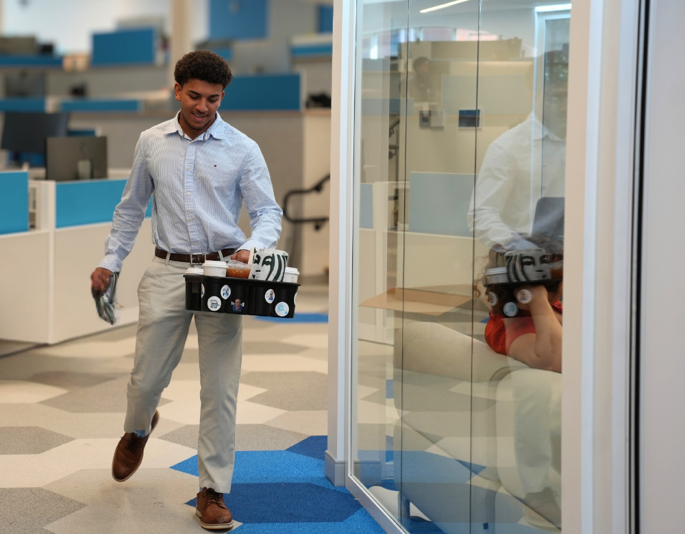 Charles IT employee working in the company’s Middletown office