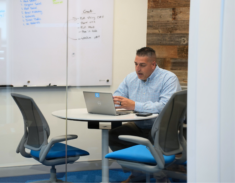 Charles IT professional working on strategic technology planning