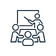 Cybersecurity awareness training icon