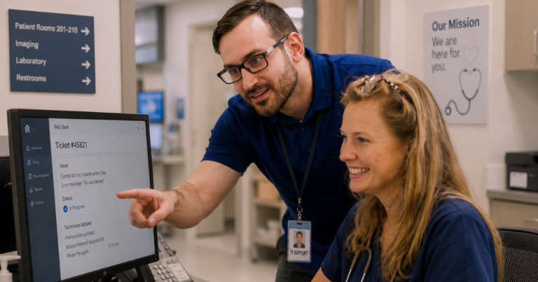 Charles IT providing IT support and cybersecurity services for healthcare organizations