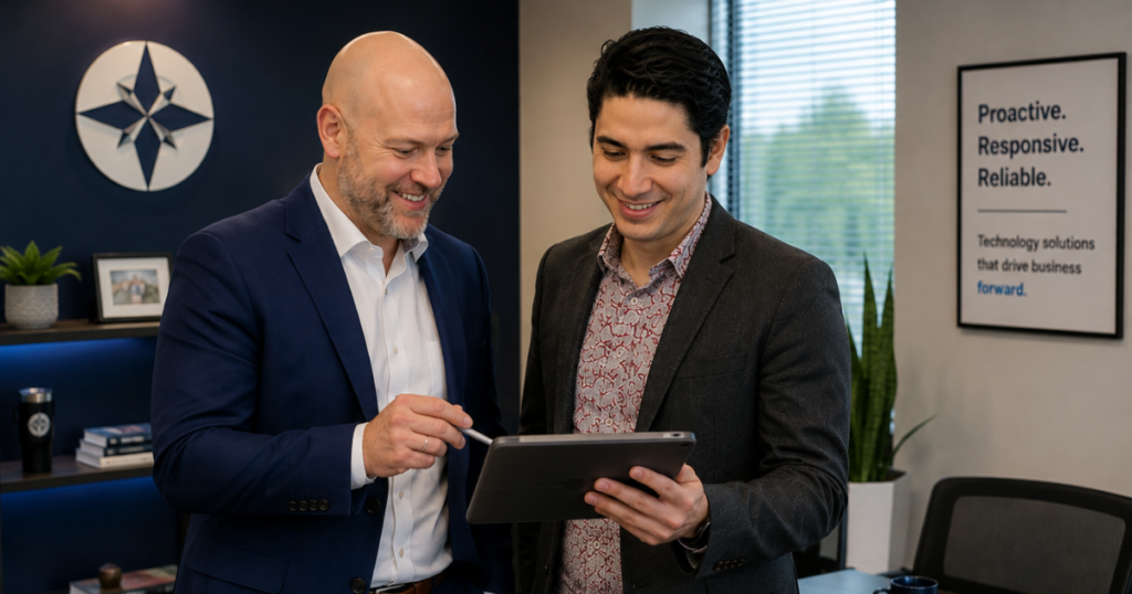 Charles IT team providing HIPAA compliance and cybersecurity services