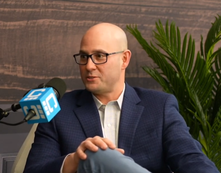 Brett Greene discussing career pivots and professional growth on the One Pour Problems podcast